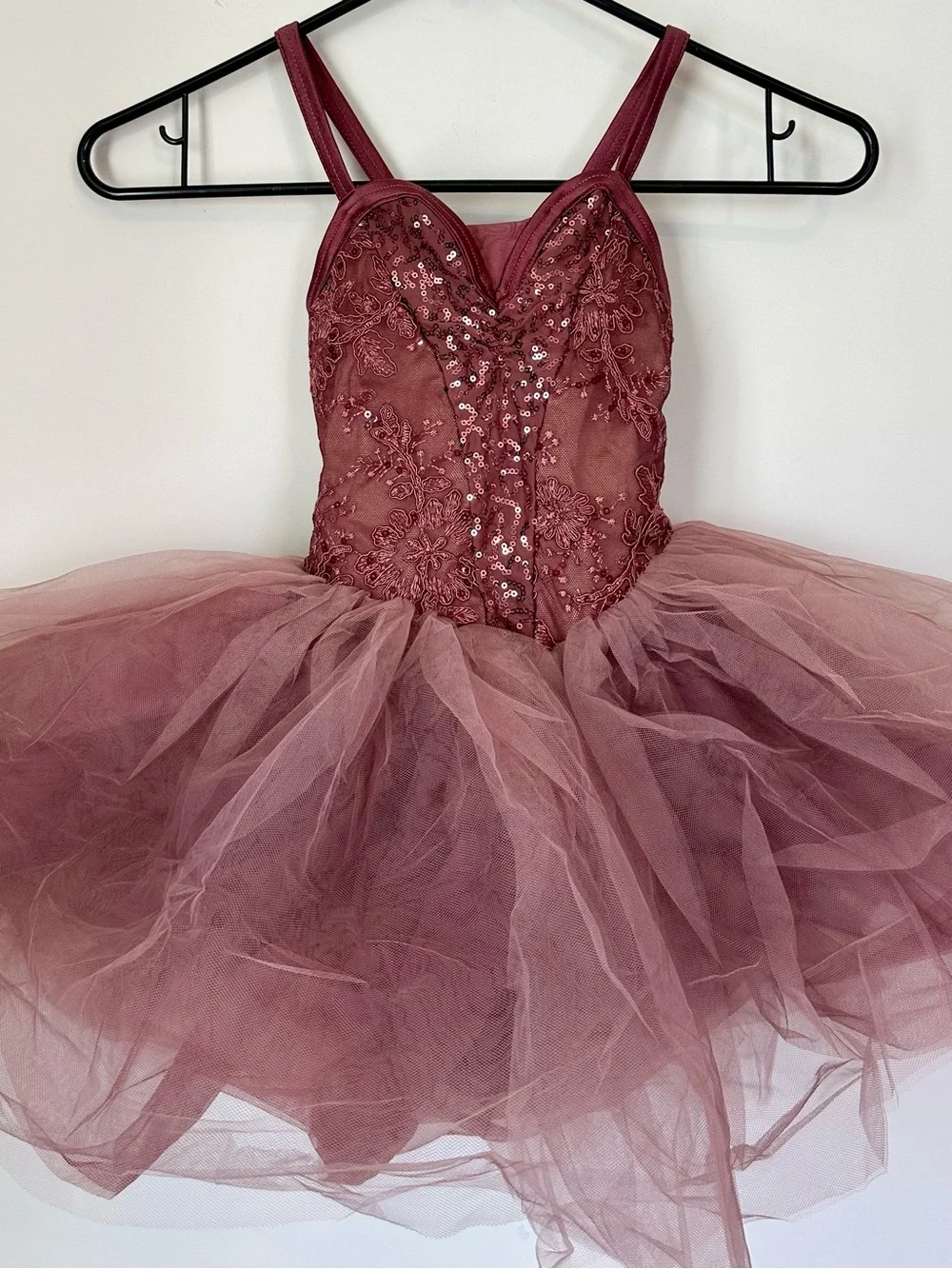Weissman La Vie En Rose Sequin Tulle Ballet Dress in Rosewood - Size: SC (6/6X)
